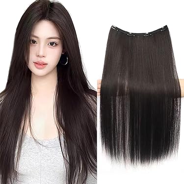 るーママさん　ブラック60cm ストレート人毛エクステホワイト るーママさん ブラック60cm ストレート人毛エクステホワイト