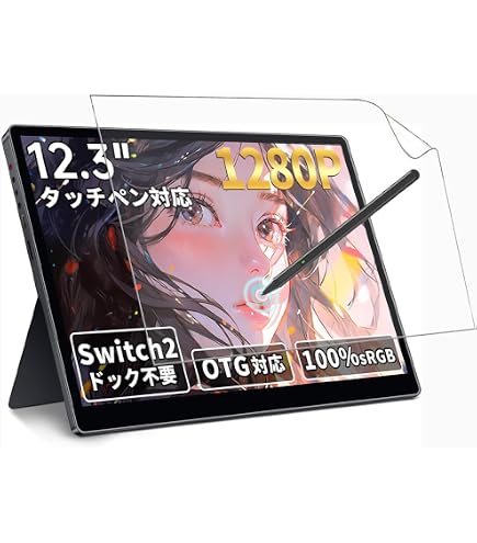 Amazon.co.jp: 【2枚入り】For HAILESI S123E モバイルモニター 兼容