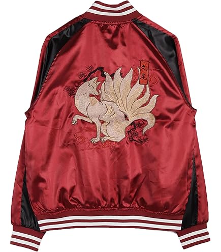 京都大作戦 スカジャン 刺繍 リバーシブル　L Amazon.co.jp: 京都大作戦 スカジャン : ファッション