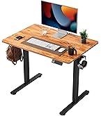 Amazon | YIHAYO 昇降デスク 高さ70-115cm 幅100cm 奥行き60cm 電動
