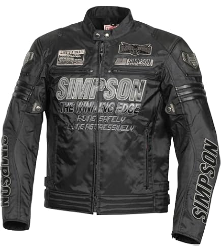 SIMPSON SJ-7132L 脱着式中綿インナージャケット LL Amazon | シンプソン(SIMPSON) バイク用ジャケット Nylon Jacket