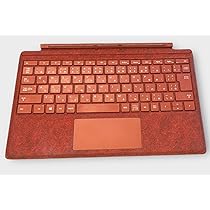 マイクロソフト Surface Pro 8 キーボード　ポピーレッド　新品 マイクロソフト Surface Pro Signature キーボード 日本語 8XA