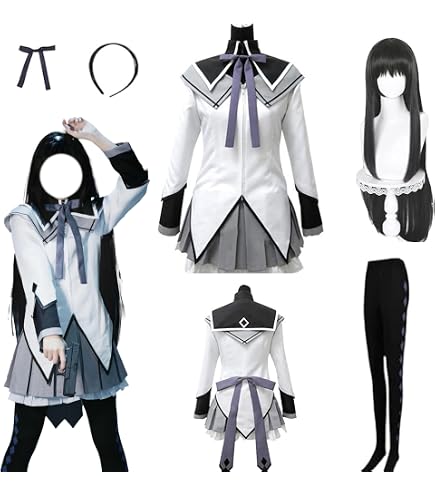 Amazon.co.jp: cos514魔法少女まどか☆マギカ 暁美ほむらコスプレ衣装