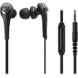 オーディオテクニカ SOLID BASS iPod/iPhone/iPad専用カナル型イヤホン 重低音 ブラック ATH-CKS550i