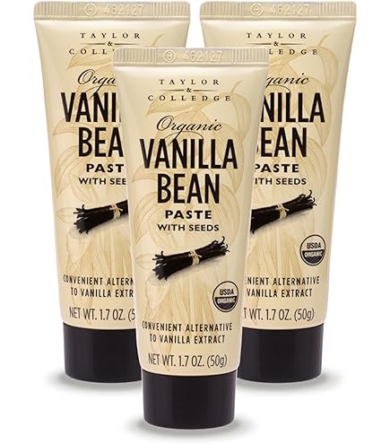 Amazon.co.jp: Set of 2 Organic Vanilla Bean Paste 50g Taylor