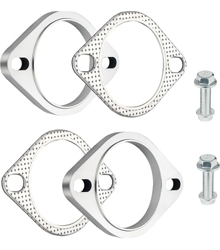 thumbnail image 2 of 2.5 Inch 3-Bolt Exhaust Flange Plate – Stainless Steel – ECS Exhaust FP2503B_75_SS 2 of 2