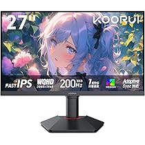 Amazon.co.jp: KOORUI ゲーミングモニター 27インチ WQHD(2560x1440