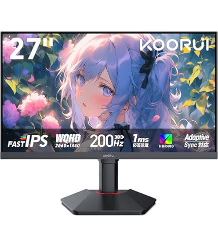 Amazon.co.jp: 27GL83A-B 27型 WQHDゲーミングディスプレイ