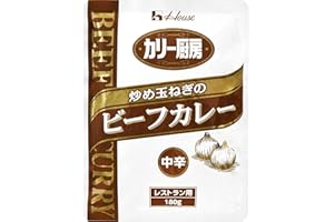 GABAN(ギャバン) ハウス カリー厨房 炒め玉ねぎのビーフカレー 中辛 180g ×10個