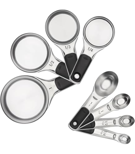 Amazon | Cuisipro Stainless Steel Measuring Spoon Set by Cuisipro