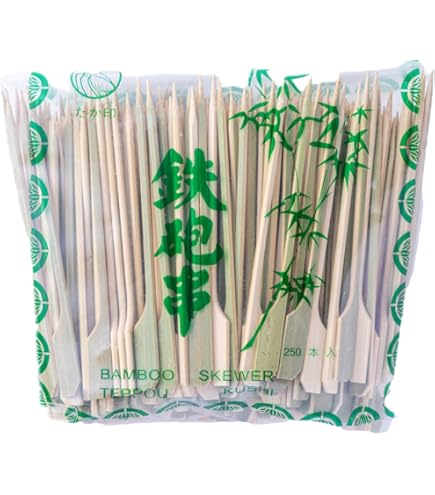 Amazon.co.jp: 業務用 鉄砲串 18cm 約100本入 回転しやすい食材に