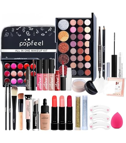 Amazon | POPFEEL メイク コスメセット メイク 初心者セット 27PCS 大