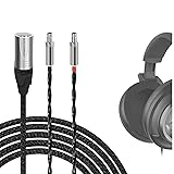 Geekria Apollo 6N OCC アップグレードオーディオケーブル Sennheiser HD 820、HD 800S、HD 800 ヘッドホン対応 交換用バランスヘッドホンコード Hi-Res オーディオマニア向け HiFi ヘッドセット用 (10フィート/3m)