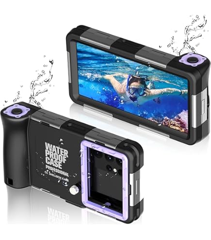PULUZ 40 m waterdichte hoes voor iPhone 16 Pro, professionele duikhoes voor fotografie en video 16 Pro (niet voor iso 26