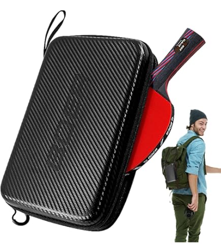 Amazon | ハード卓球バッグ,パッド入り卓球パドル ハードケース | 卓球