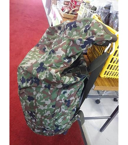 迷彩寝具包みバック2WAY リュック山菜取り