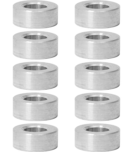 Amazon | アルミ スペーサー 10個 M5 内径5.2mm×外径8mm×長さ8mm ネジ
