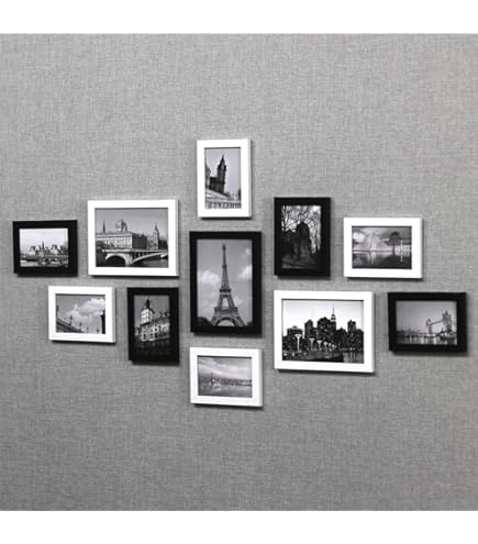 Amazon.co.jp: フレーム壁掛けコンビネーション,フォトフレームセット