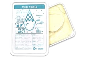 ISUPREME 有機豆乳使用 低糖質 ヴィーガンアイス バニラ味 (1000ml) お菓子 Non-Dairy アイスクリーム