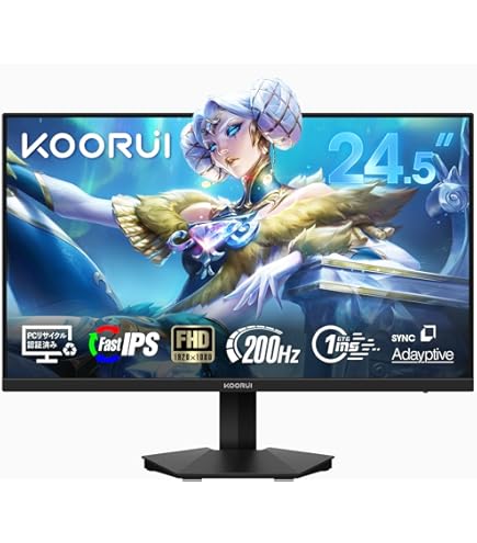Amazon.co.jp: KOORUI 24インチ モニター : パソコン・周辺機器