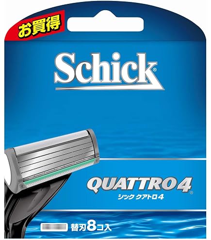 シッククアトロ4　替刃　100個セット　新品未使用 Amazon.co.jp: Schick(シック) クアトロ4 4枚刃 替刃(4コ入) 髭剃り