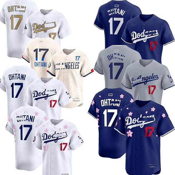 Amazon.co.jp: [WOUFKJKI] さくら 野球 ユニフォーム 大谷 半袖