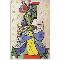 Amazon.co.jp: Pablo Picassoパブロ・ピカソ画家の作品（青と赤