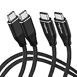 Twozoh 4K USB Cケーブル 100W 4.5M 2本入り (All-in-One) USB 3.2 Gen 2X2 20Gbps データ転送 PD高速充電USB C 3.1 Type Cケーブル 4K@60Hz ビデオモニター ナイロン編組コード Thunderbolt3/4/MacBook 適格請求書発行可