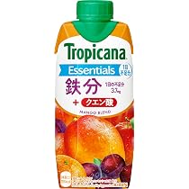 Amazon.co.jp: キリン トロピカーナ エッセンシャルズ 鉄分 330ml紙×12