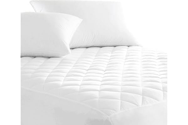 Amazon marketplace Australian Made Fully Fitted Cotton Quilted Mattress Protector Machine Washable (All Size) (Queen)