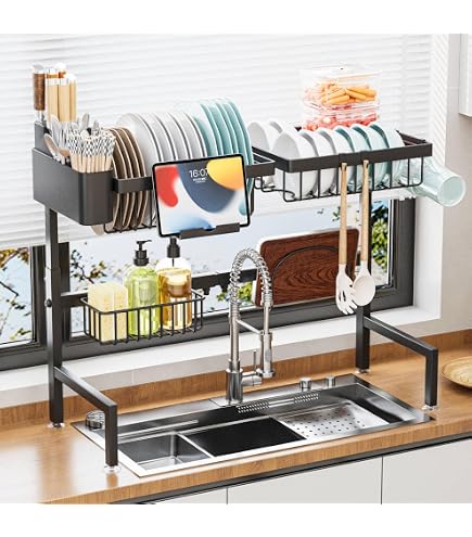 Amazon｜MERRYBOX シンク上ディッシュシンク上 水切りラック 食器