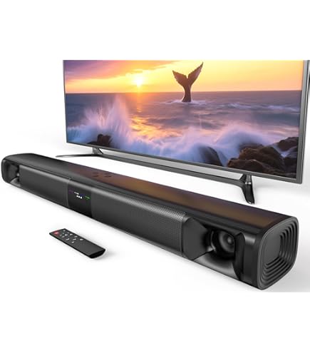 Roku TV Wireless Soundbar, Soundbar Exclusively For