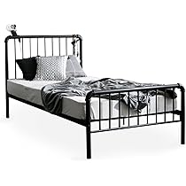 【おしゃれ&機能的】LOWYA シングルベッドフレーム ブラック Amazon.co.jp: LOWYA ロウヤ ベッド ベッドフレーム スチール