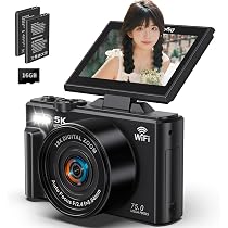 Amazon | Beho デジカメ 7500万画素 5K録画 デジタルカメラ スマホに