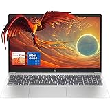 hp Newest Essential 15 Laptop, 16GB RAM, 640GB(128GB SSD+512GB USB), 15.6" Anti-Glare Display, Intel Quad-Core Processor, Off