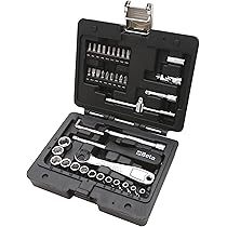 Amazon.co.jp: BETA EASY 工具 1/4dr ラチェット&ソケットセット 42 