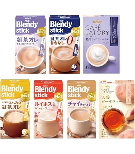 Amazon.co.jp: AGF ブレンディ スティック 紅茶オレ 100本 + AGF