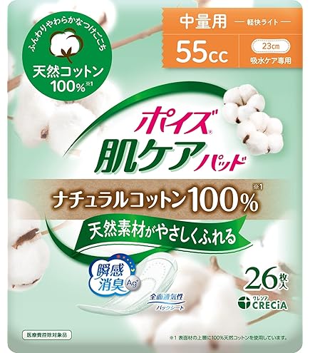 Amazon | 日本製紙クレシア ポイズ肌ケアパッド 超スリム＆コンパクト