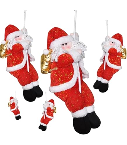 Amazon.co.jp: Guddbuy 2X はしごをぴちぴち登るサンタ 電気