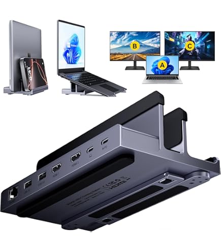 Amazon.co.jp: PULWTOP USB C ドッキングステーション デュアル 4K