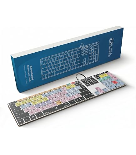 Amazon | Logickeyboard ALBA Macキーボード - Avid Pro Tools