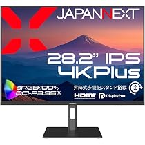 Amazon.co.jp: 【VGP 2026 金賞】JAPANNEXT 28.2インチ IPSパネル搭載