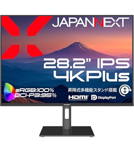 Amazon.co.jp: CRUA 28インチホワイトモニター 4K UHD+ 3840×2560 IPS