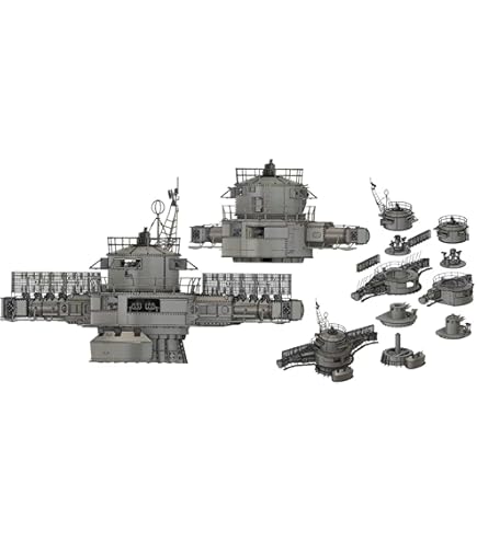 Amazon | バンカースタジオ 1/200 日本海軍 八九式百二十七粍 連装機銃