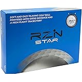 レジンゴルフ ゴルフボール 2ピース STAR スター 1ダース(12個入り) レジンゴルフ 日本正規流通品 ホワイト