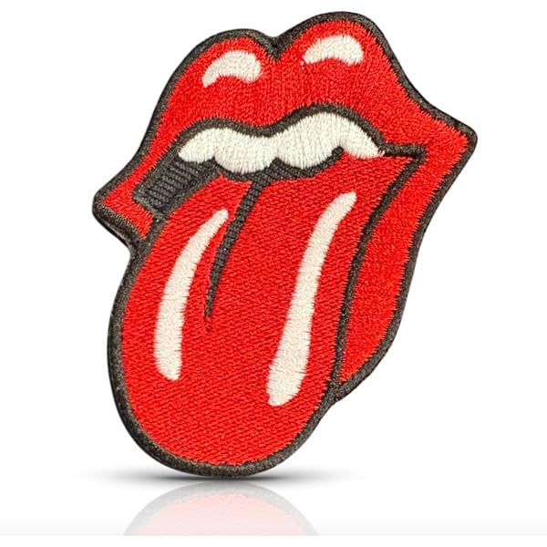 Amazon | The Rolling Stones Classic Tongue シルバー Outline Pin