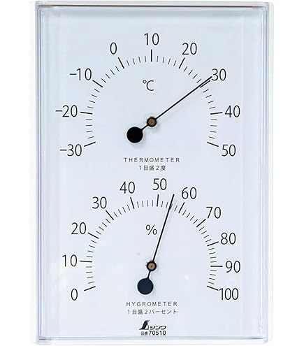 暑いねです 楽天市場】温湿度計 U-3 丸型 6.5cm 72669 温度計 湿度計 健康