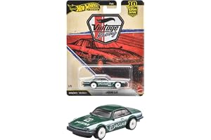 ホットウィール(Hot Wheels) カーカルチャー ヴィンテージレーシング ジャガー XJS ミニカー 1:64スケール 3歳から JKF02 | Real Riders™タイヤ・Metal/Metal™仕様・1:64スケール・ヴィンテージレーシ