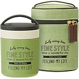 スープジャー 保温 保冷 300ml ファインスタイル グリーン スープポット LJFC3