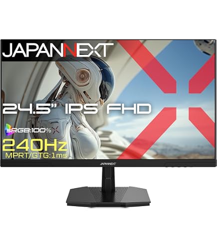 Amazon.co.jp: JAPANNEXT 24.5型IPS フルHDパネル搭載165Hz対応